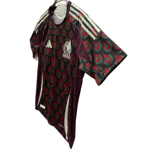 adidas (アディダス) サッカーウェア(トップス) メンズ SIZE XL ワインレッド×グリーン メキシコ代表 2024 ホーム IP6379