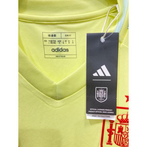 adidas (アディダス) サッカーウェア(トップス) メンズ SIZE XL イエロー スペイン代表 2024 アウェイ IS9033