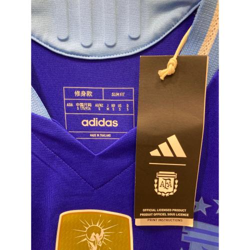 adidas (アディダス) サッカーウェア(トップス) メンズ SIZE M ブルー アルゼンチン代表 2024 アウェイ IP8384