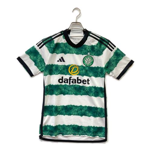 adidas (アディダス) サッカーウェア(トップス) メンズ SIZE S ホワイト×グリーン セルティック 23/24 ホーム HY3343
