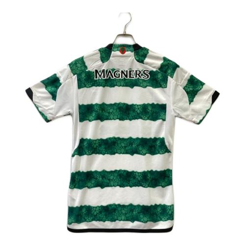 adidas (アディダス) サッカーウェア(トップス) メンズ SIZE S ホワイト×グリーン セルティック 23/24 ホーム HY3343