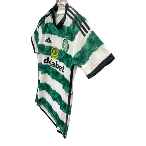 adidas (アディダス) サッカーウェア(トップス) メンズ SIZE S ホワイト×グリーン セルティック 23/24 ホーム HY3343