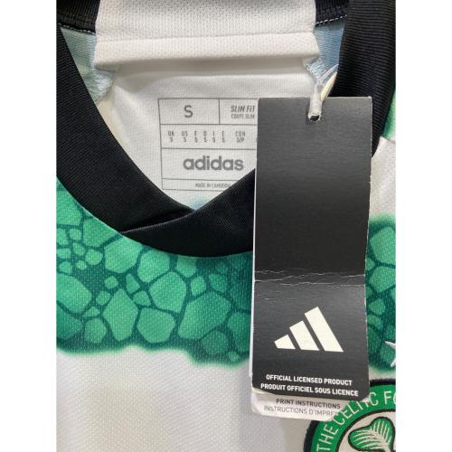 adidas (アディダス) サッカーウェア(トップス) メンズ SIZE S ホワイト×グリーン セルティック 23/24 ホーム HY3343