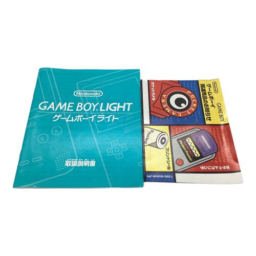 Nintendo (ニンテンドー) GAMEBOY LIGHT MGB-101 動作確認済み -