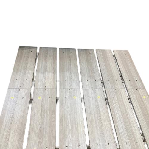 ニトリ クイーンベッド ナチュラル×ホワイト 木製