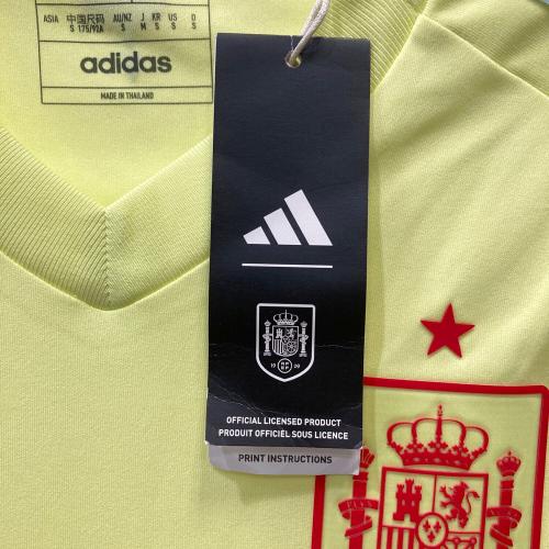 adidas (アディダス) サッカーウェア(トップス) メンズ SIZE M イエロー スペイン代表 2024 アウェイ IS9033