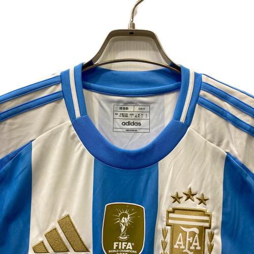 adidas (アディダス) サッカーウェア(トップス) メンズ SIZE 2XL ホワイト×ブルー アルゼンチン代表 2024 ホーム IP8409