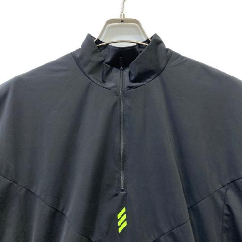 adidas (アディダス) ゴルフウェア(トップス) メンズ SIZE XL ブラック コードカオス ハーフジップ半袖ウィンド JJ0230