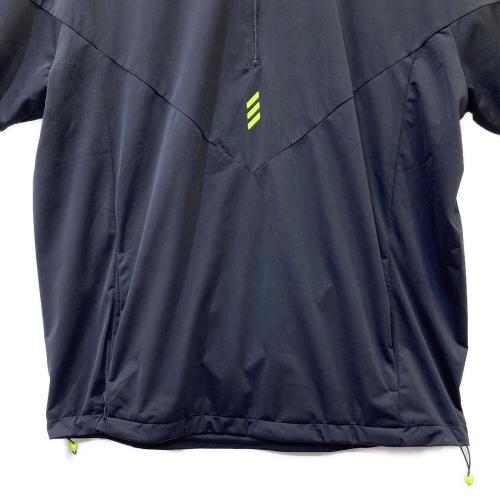 adidas (アディダス) ゴルフウェア(トップス) メンズ SIZE XL ブラック コードカオス ハーフジップ半袖ウィンド JJ0230