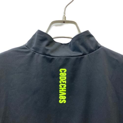 adidas (アディダス) ゴルフウェア(トップス) メンズ SIZE XL ブラック コードカオス ハーフジップ半袖ウィンド JJ0230