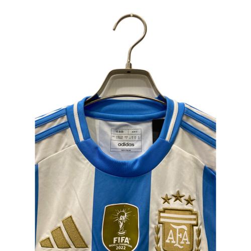 adidas (アディダス) サッカーウェア(トップス) メンズ SIZE M ホワイト×ブルー アルゼンチン代表 2024 ホーム IP8409