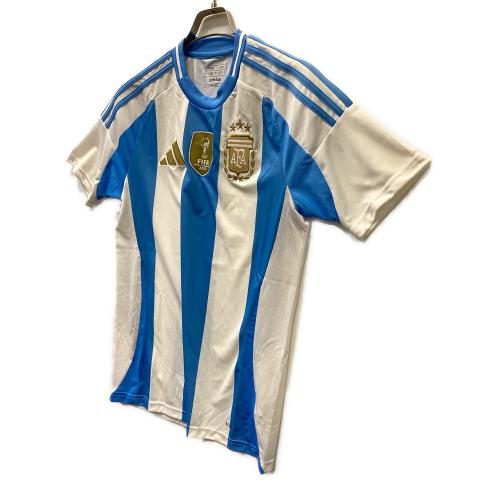 adidas (アディダス) サッカーウェア(トップス) メンズ SIZE M ホワイト×ブルー アルゼンチン代表 2024 ホーム IP8409