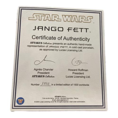 ATTAKUS STAR WARS JANGO FETT フィギュア 1/5スケール シリアル1282/1500