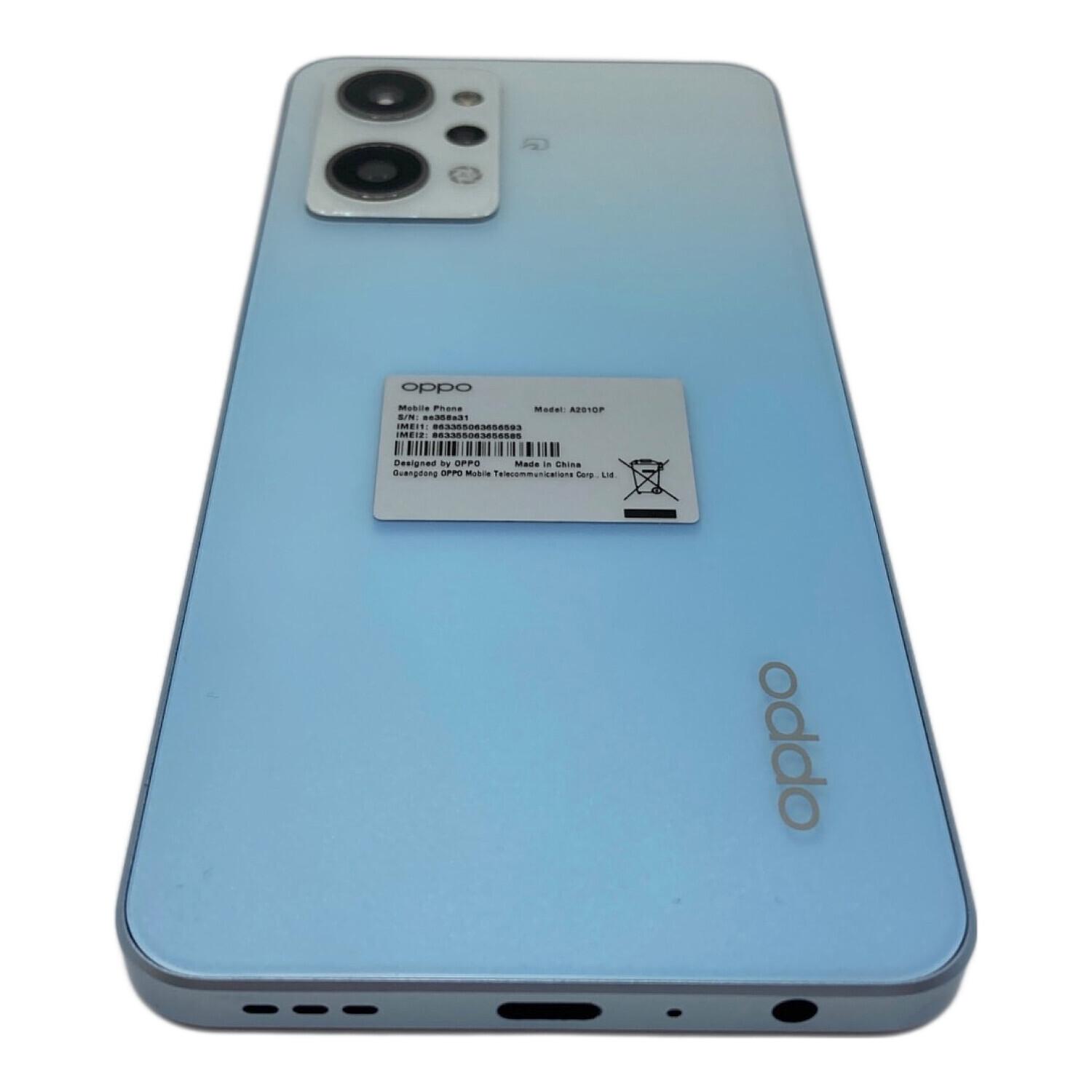 OPPO Reno7 A A201OP サインアウト確認済 863355063656585 ー SIM FREE