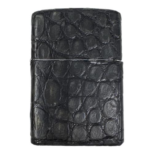 ZIPPO(ジッポ) 2014年製 ブラック 型押し