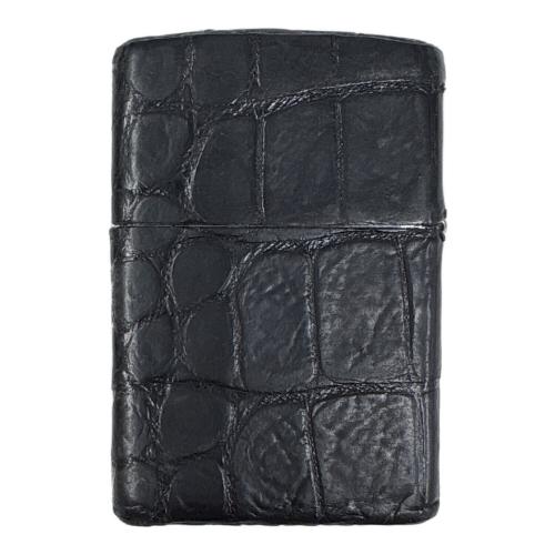 ZIPPO(ジッポ) 2014年製 ブラック 型押し