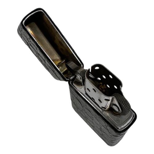 ZIPPO(ジッポ) 2014年製 ブラック 型押し