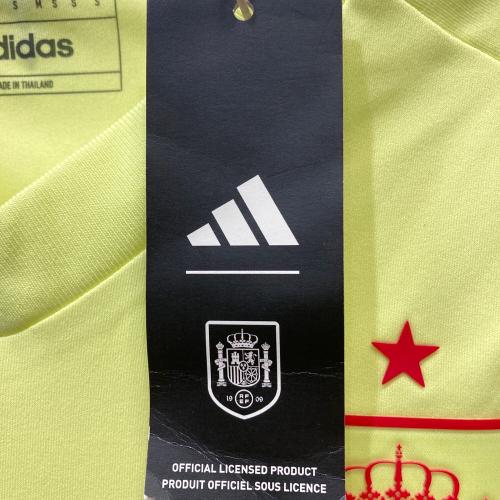 adidas (アディダス) サッカーウェア(トップス) メンズ SIZE M イエロー スペイン代表 2024 アウェイ IS9033
