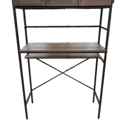 食器棚 ブラウン×ブラック