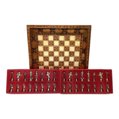 チェスセット 寄木細工
