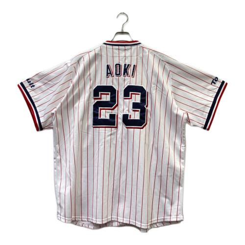 東京ヤクルトスワローズ (トウキョウヤクルトスワローズ) 青木宣親 応援グッズ 刺繍 ホワイト