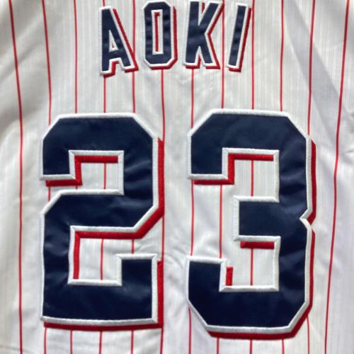 東京ヤクルトスワローズ (トウキョウヤクルトスワローズ) 青木宣親 応援グッズ 刺繍 ホワイト