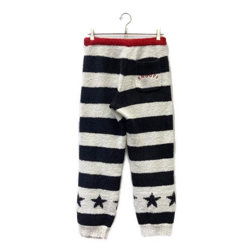 gelato pique (ジェラートピケ) ルームウェア上下セット ホワイト×ブラック PWNT165125/PWNP165126 SIZE F