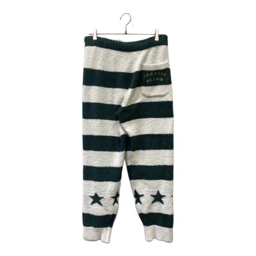 GELATO PIQUE HOMME (ジェラートピケ オム) ルームウェア上下セット グリーン×ホワイト PWNT165927/PWNP165928 SIZE M