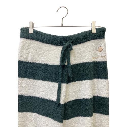 GELATO PIQUE HOMME (ジェラートピケ オム) ルームウェア上下セット グリーン×ホワイト PWNT165927/PWNP165928 SIZE M