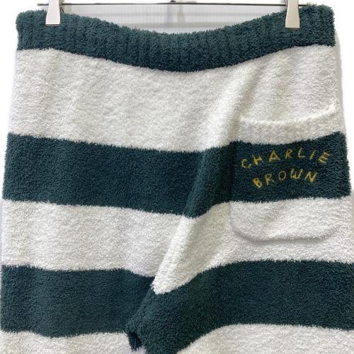 GELATO PIQUE HOMME (ジェラートピケ オム) ルームウェア上下セット グリーン×ホワイト PWNT165927/PWNP165928 SIZE M