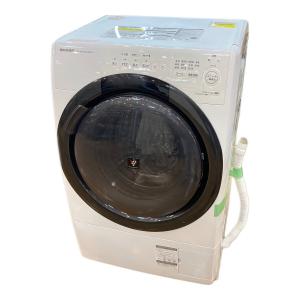 SHARP (シャープ) ドラム式洗濯乾燥機 ES-S7G 2022年製 洗剤投入口ヒビ有