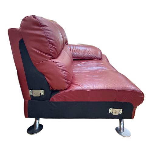 コーナーカウチソファー レッド