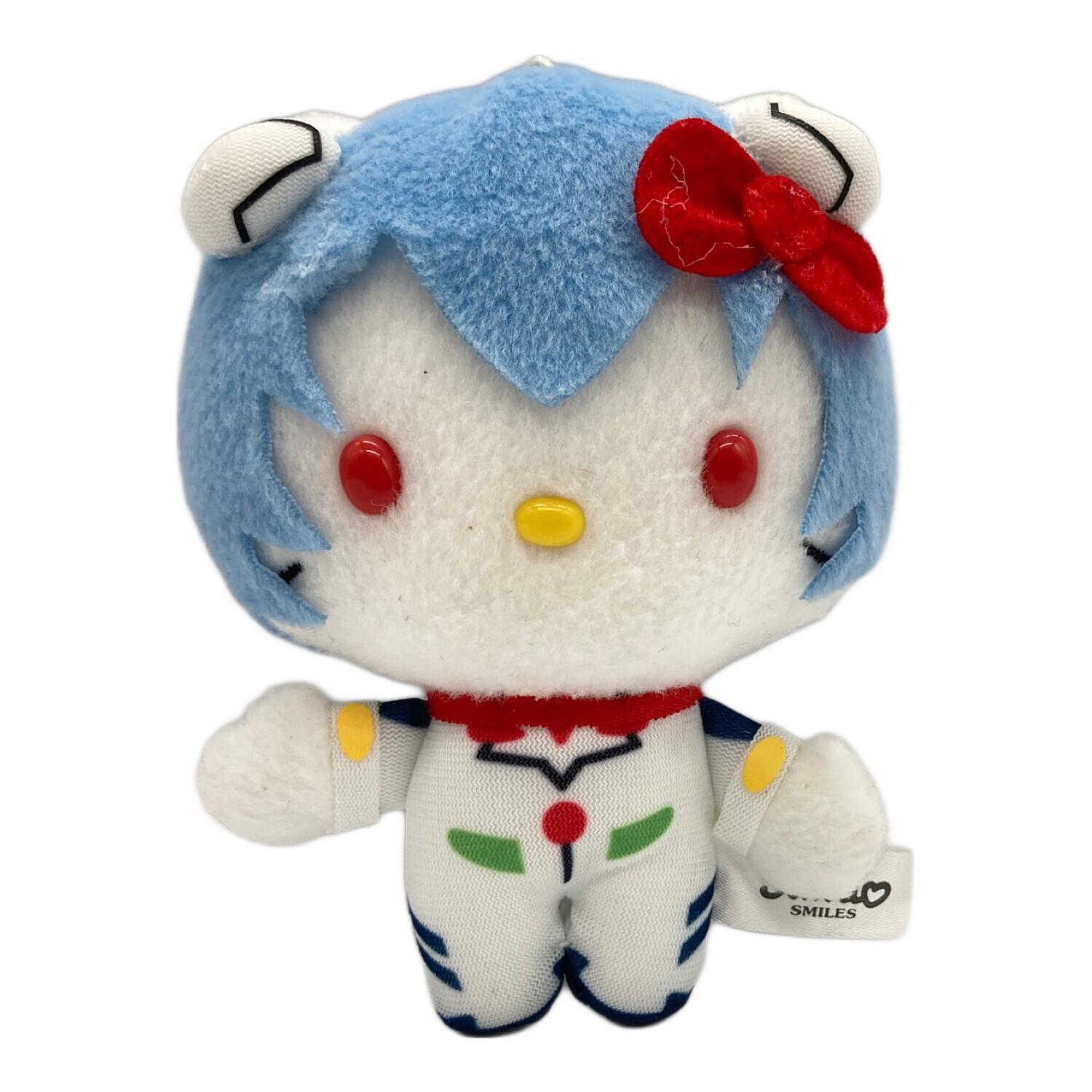エヴァンゲリオン×ハローキティ 綾波レイ ヌイグルミ ヨゴレ有