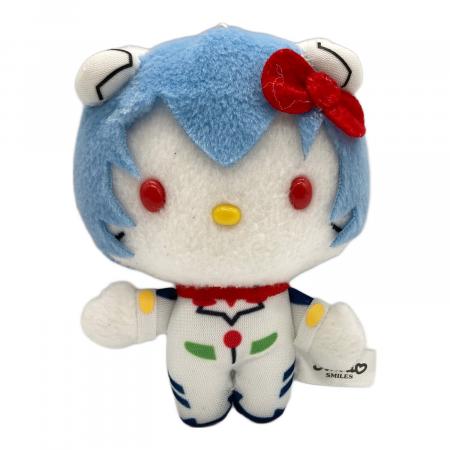 エヴァンゲリオン×ハローキティ 綾波レイ ヌイグルミ ヨゴレ有