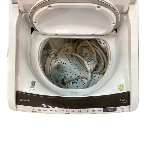 HITACHI (ヒタチ) 縦型洗濯乾燥機 BW-DV80E 2020年製 ヒートポンプ金具にサビ有