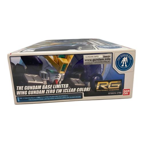 BANDAI (バンダイ) 1/144 RG XXXG-00W0 ウイングガンダムゼロ EW クリアカラー 「新機動戦記ガンダムW Endless Waltz」 ガンダムベース限定 ガンプラ 0218624