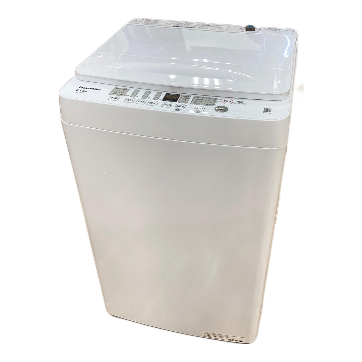 Hisense (ハイセンス) 全自動洗濯機 HW-K60J 2025年製 ヨゴレ有