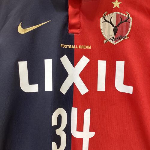 鹿島アントラーズ (カシマアントラーズ) サッカーユニフォーム メンズ SIZE S レッド