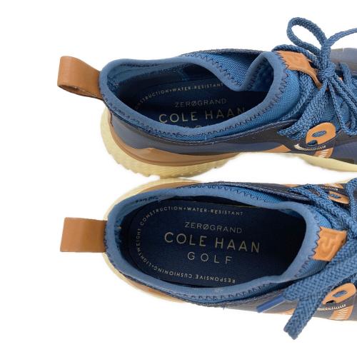 COLE HAAN (コールハーン) ゴルフシューズ C37505 ゼログランド オーバーテイク ウォーターレジスタント メンズ SIZE 9 ネイビー