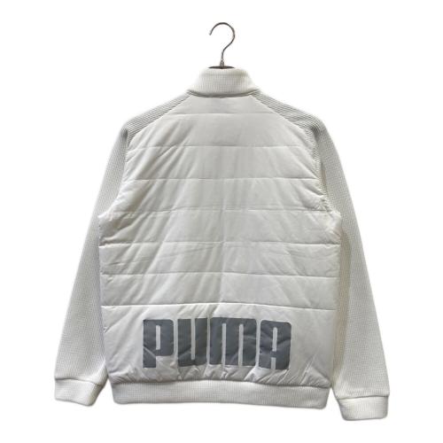 PUMA (プーマ) ゴルフウェア(トップス) 539391 中綿ジャケット メンズ SIZE M ホワイト