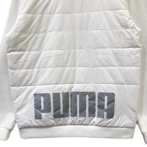 PUMA (プーマ) ゴルフウェア(トップス) 539391 中綿ジャケット メンズ SIZE M ホワイト