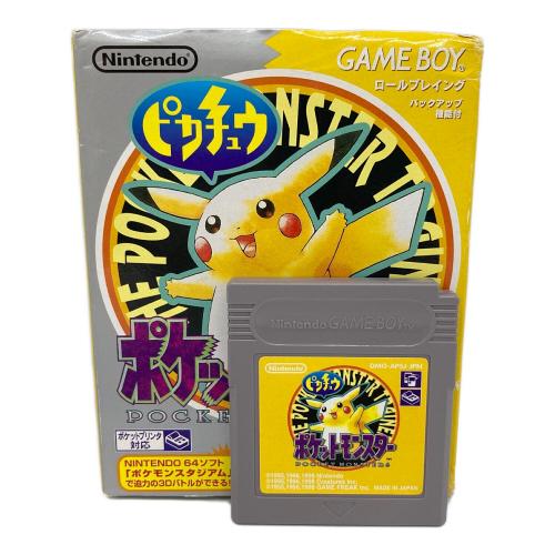 Nintendo (ニンテンドー) ポケットモンスター ピカチュウ ゲームボーイ用ソフト -