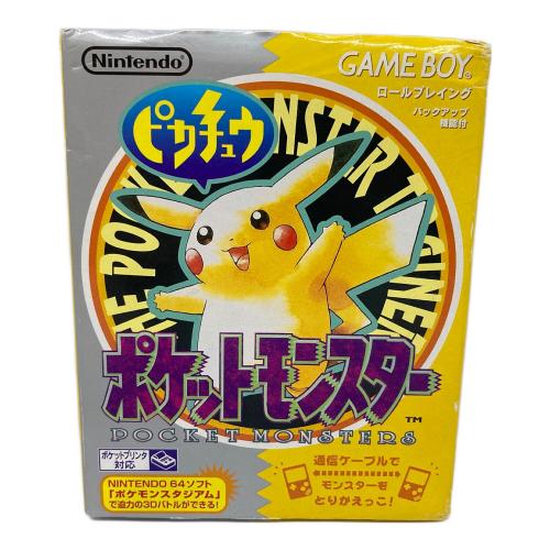 Nintendo (ニンテンドー) ポケットモンスター ピカチュウ ゲームボーイ用ソフト -