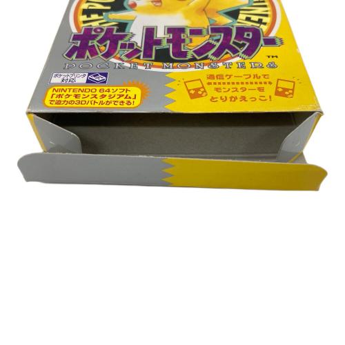 Nintendo (ニンテンドー) ポケットモンスター ピカチュウ ゲームボーイ用ソフト -
