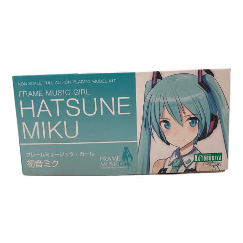 フレームミュージック・ガール 初音ミク フレームアームズ・ガール VOCALOID(ボーカロイド) プラモデル(FG059) プラモデル