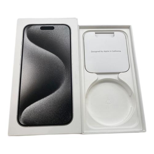 Apple (アップル) iPhone15 Pro MTUD3J/A 箱付