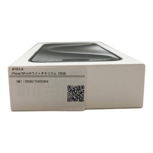 Apple (アップル) iPhone15 Pro MTUD3J/A 箱付