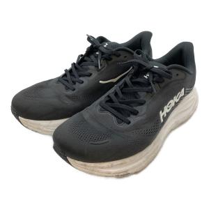 HOKA (ホカ) ランニングシューズ 1177538 BWHT CLIFTON 11 WIDE メンズ SIZE 30cm ブラック×ホワイト