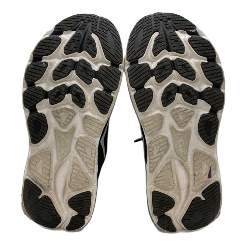 HOKA (ホカ) ランニングシューズ 1177538 BWHT CLIFTON 11 WIDE メンズ SIZE 30cm ブラック×ホワイト