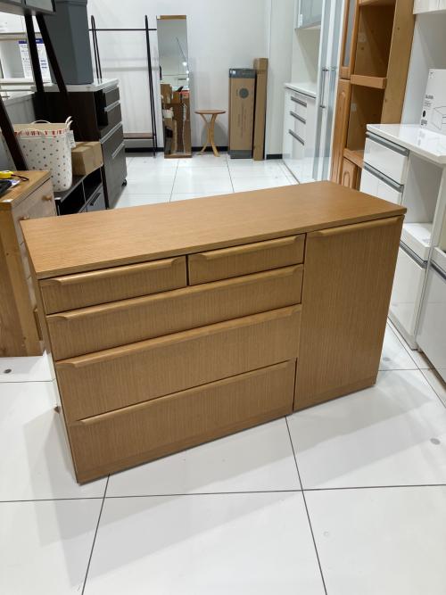 karimoku (カリモク) ミドルチェスト ナチュラル 4段 オーク材 Direttore